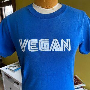 Vegan Sega Retro 90s unisex tee Animal Rights RARE
